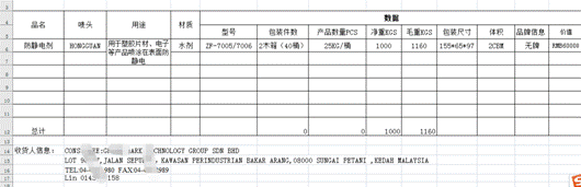 液體貨物進(jìn)出口,馬來(lái)西亞專線客戶案例