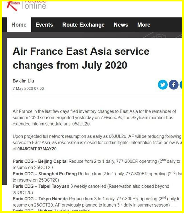 國際空運|航空業(yè)也要蘇醒了！多國航司計劃恢復(fù)中國及國際航線！(5)
