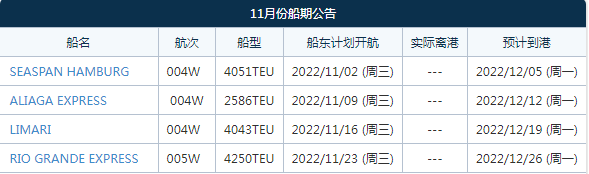 11月起，赫伯羅特這條中德快線CGX將新增掛靠上海和安特衛(wèi)普