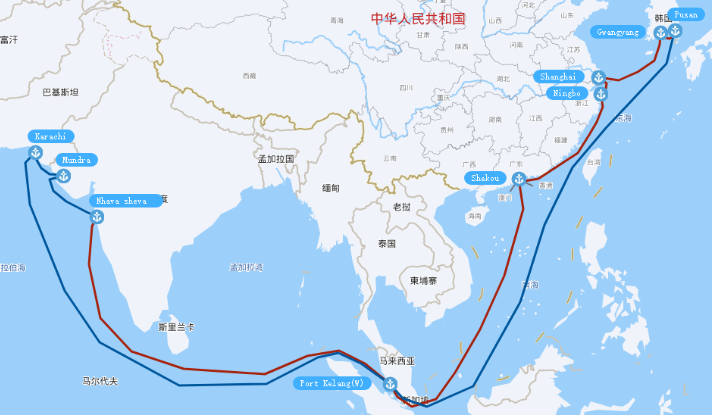 航線(xiàn)快訊！2月底TSL將加入這條長(zhǎng)錦、興亞共艙的印度直航